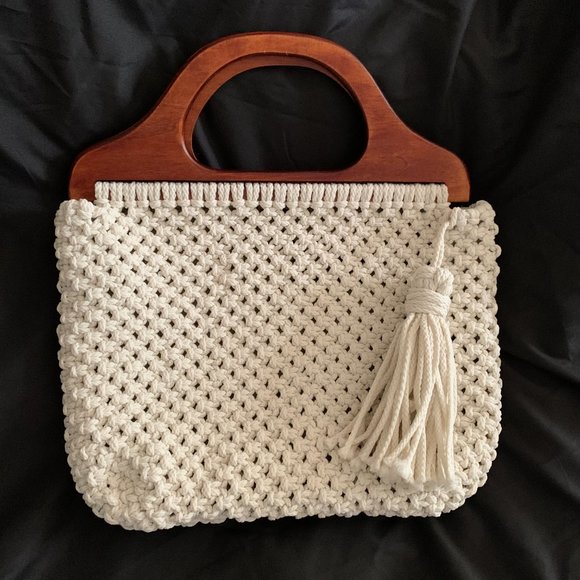 Handmade Macrame Handbag - Picture 5 of 5